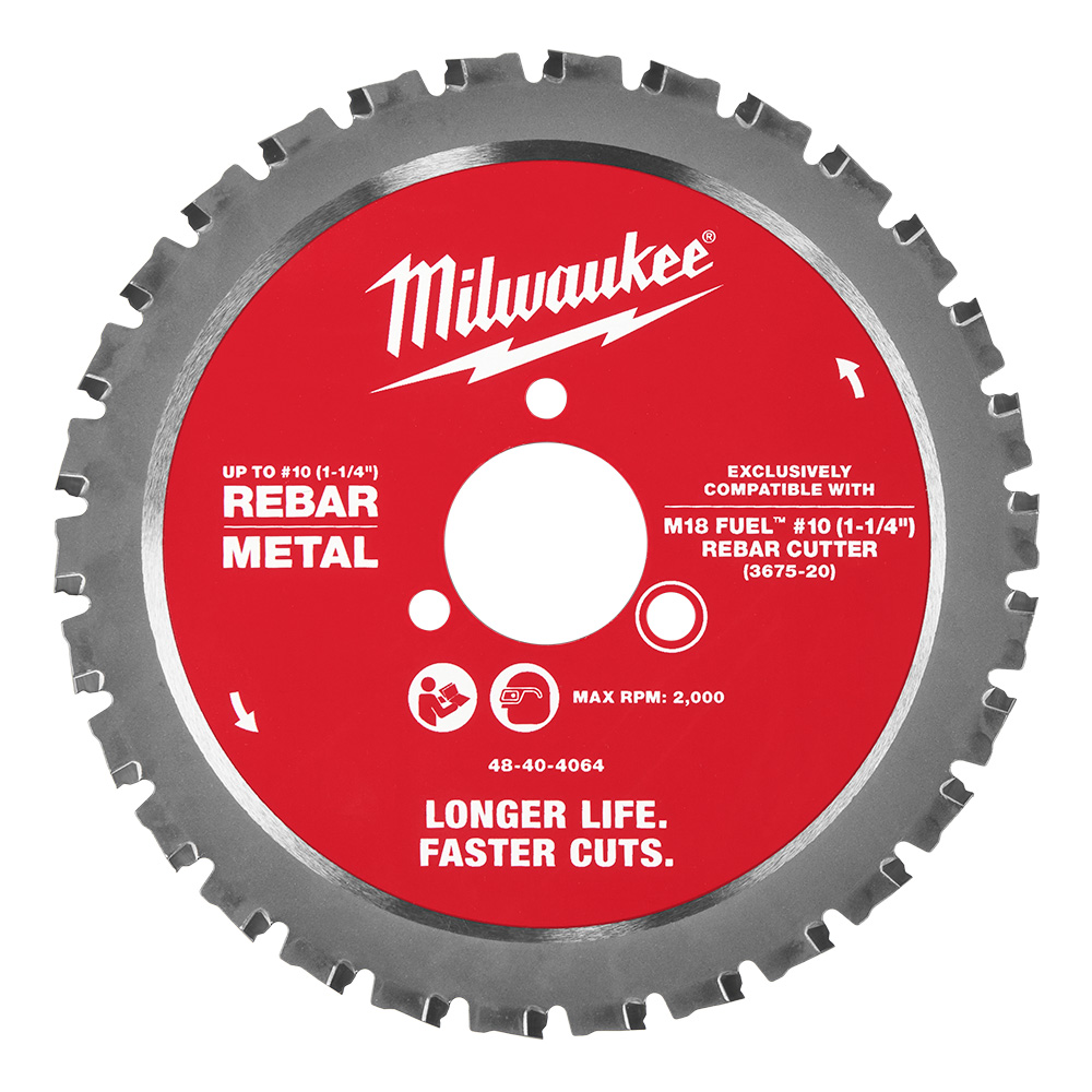 #10 (1-1/4”) Rebar Cutting Blade
