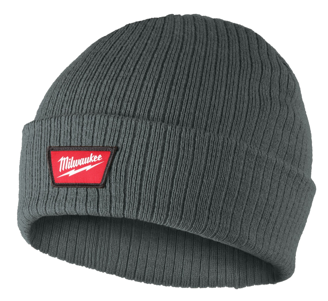 Rib-Knit Cuffed Beanie - Green