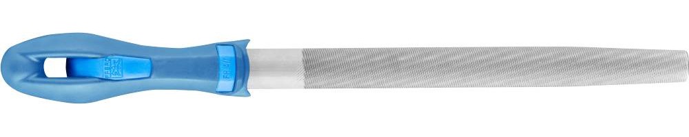 PFERD Half Round File 8" Coarse Cut with Handle Retail - BOX QTY 5