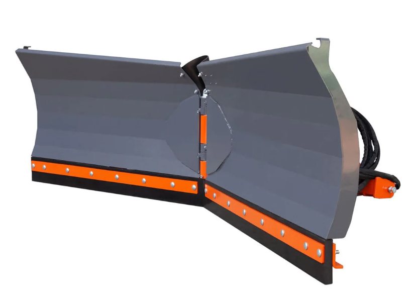 8-½’ U/V Angle Blade Snowplow, Reversible Rubber Edges, 6 Positions, Category 1 & 2 Hookups, 3-Point Hitch, 40-90 HP Tractors, TMG-SP08