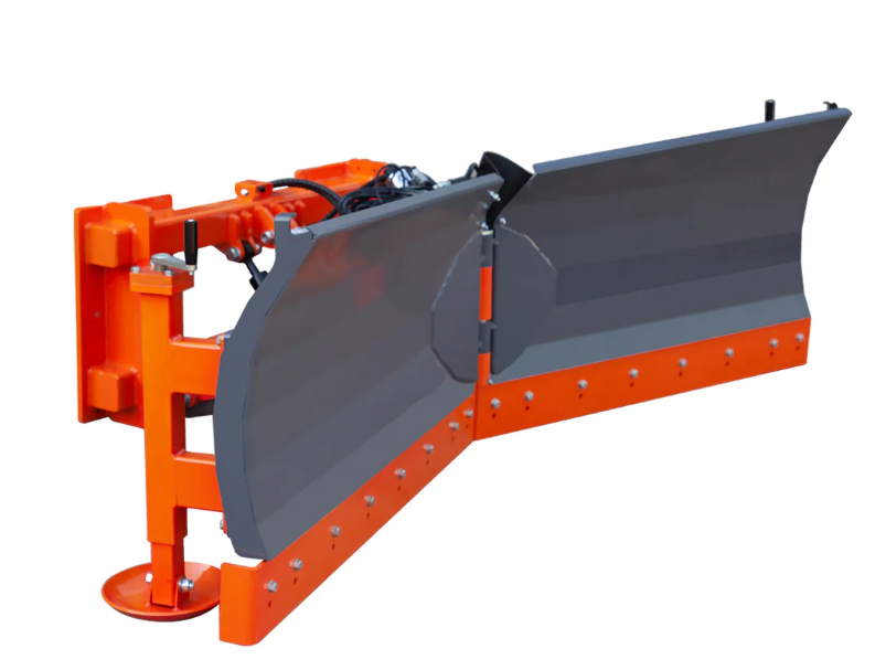 8-½’ U/V Angle Blade Snowplow, Metal Edges, 6 Positions, Accumulator & Solenoid Valve, 40-90 HP Tractors, TMG-SP08X