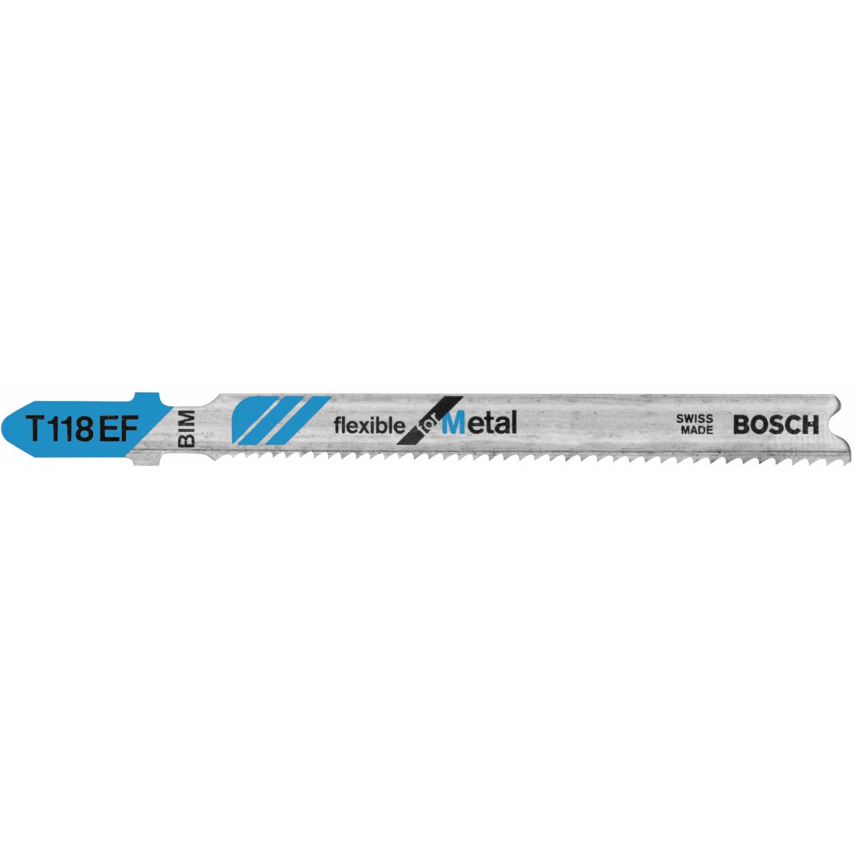 5 pc. 3-5/8 In. 11-18 TPI Flexible for Metal T-Shank Jig Saw Blades